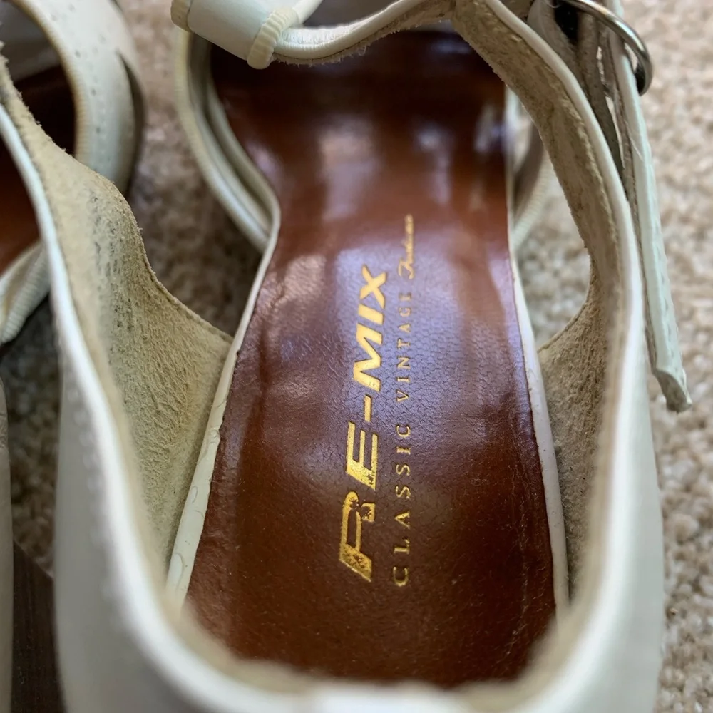 *SOLD* Re-Mix Gabriele Leather Heels - Picture 11 of 16